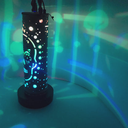 Bamboo Lantern - Sugar Skull