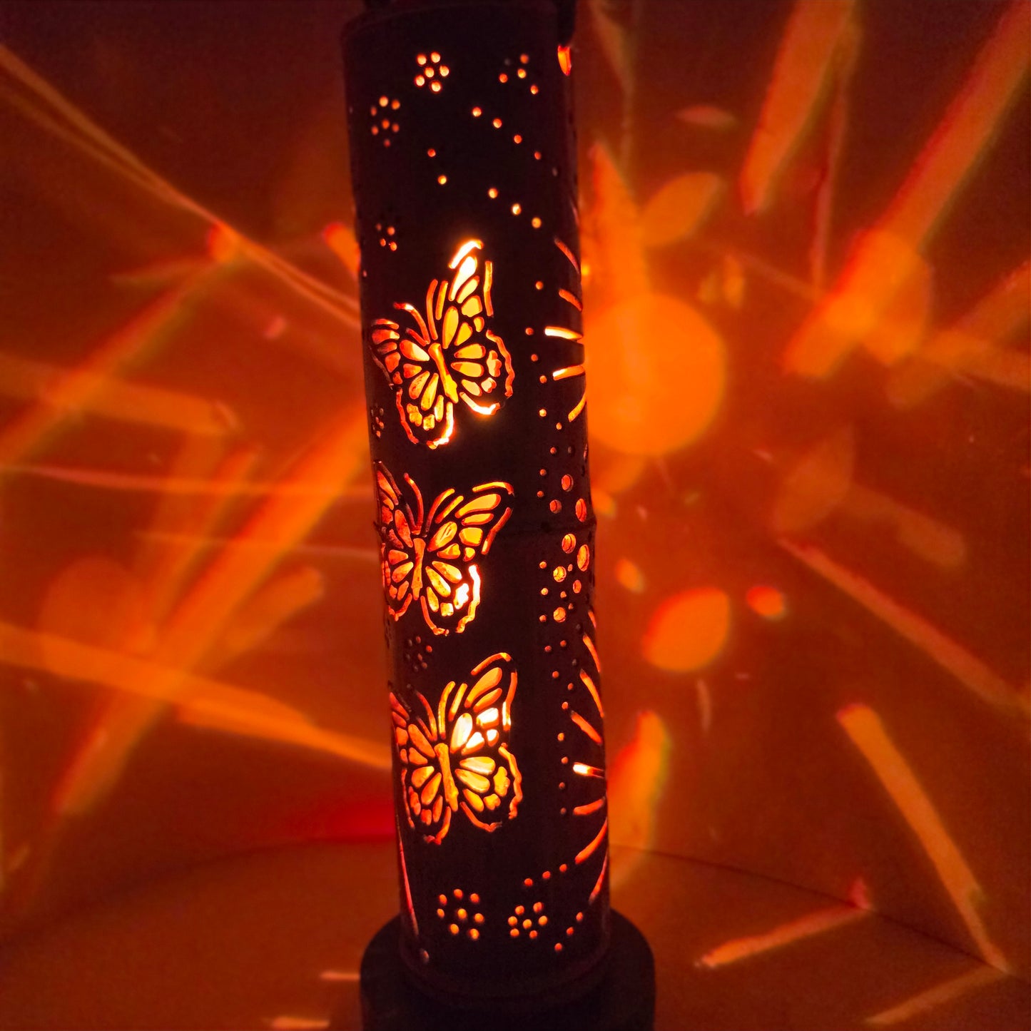 Bamboo Lantern -  Butterflies