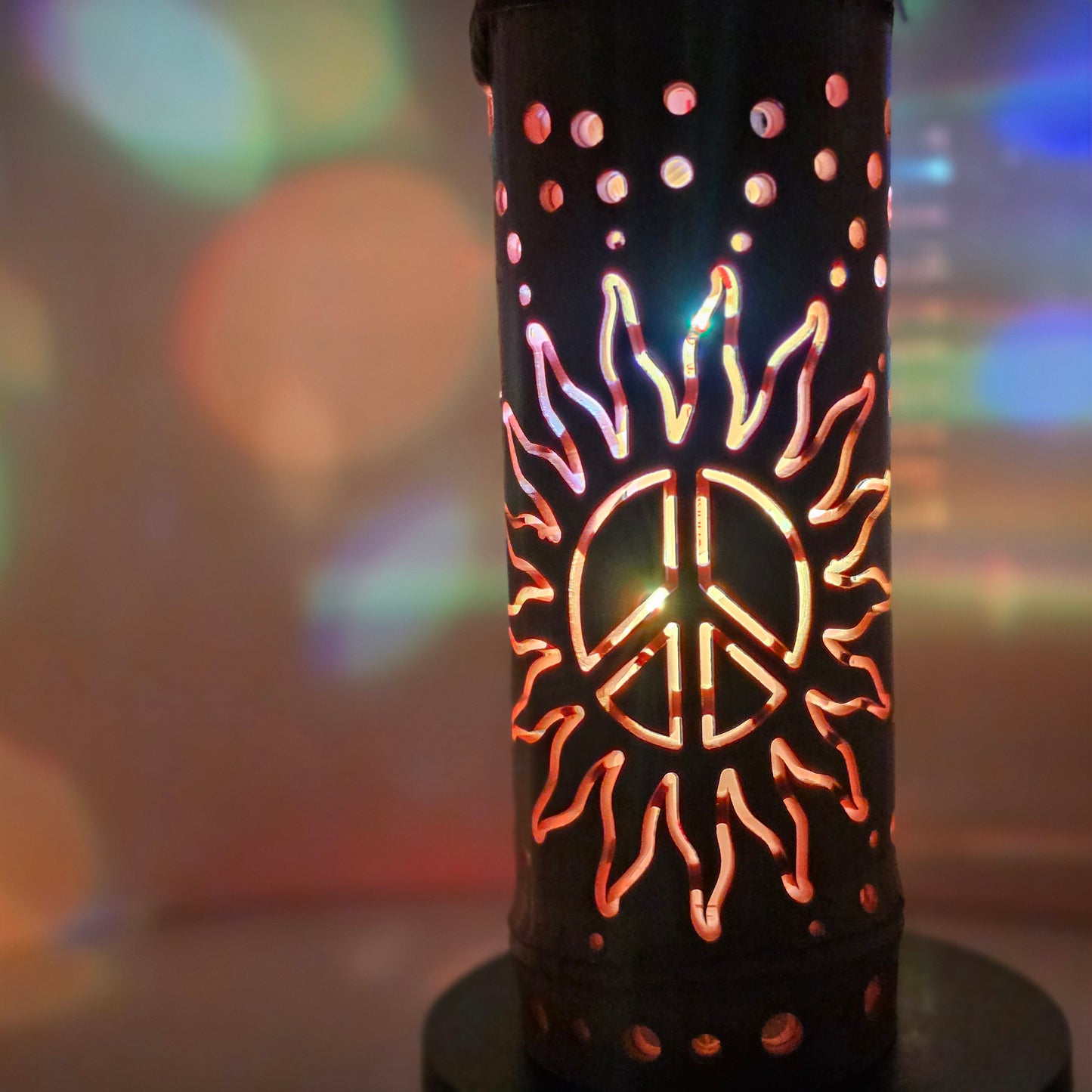 Bamboo Lantern -Peace Sun
