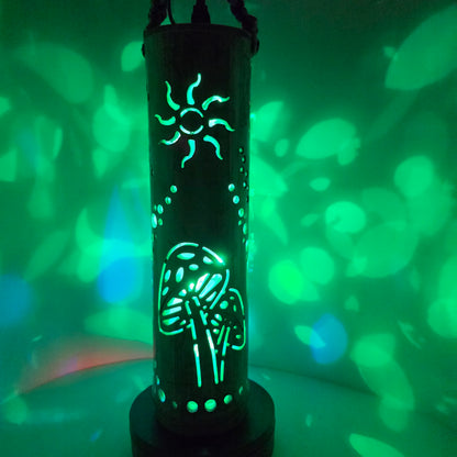 Bamboo Lantern - Mushroom Sunshine