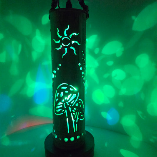 Bamboo Lantern - Mushroom Sunshine