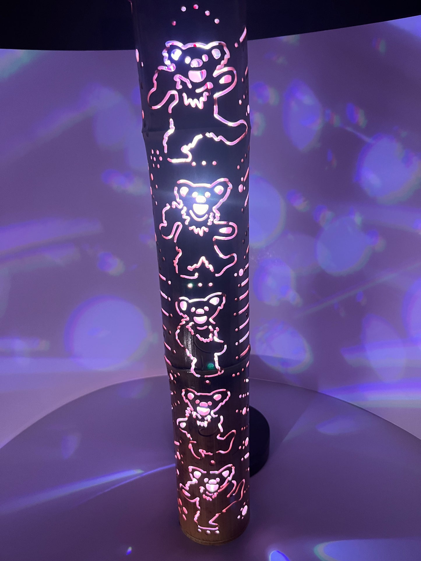 Bamboo Lantern -  Vertical Bears