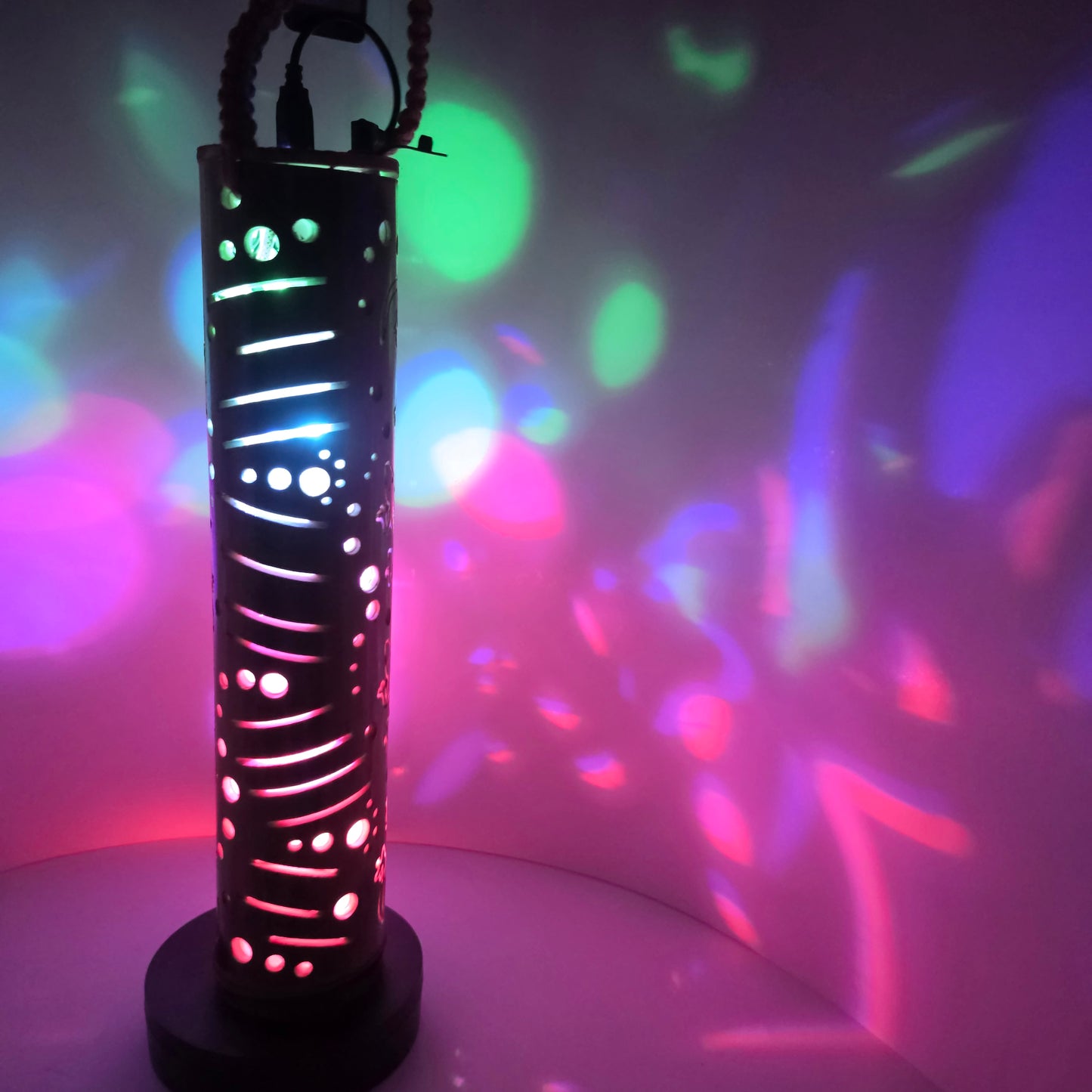 Bamboo Lantern - Geckos