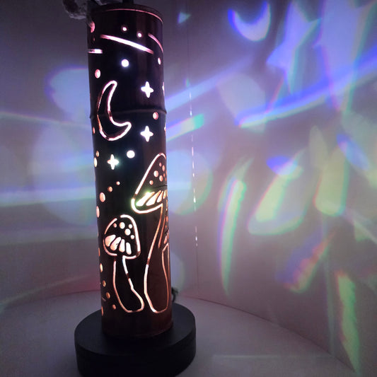 Bamboo Lantern - Mushroom Moon